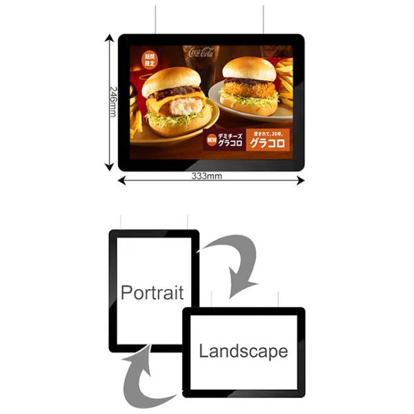Double-Sdied Real Estate Display Light Box Led Light Box Advertising Hanging