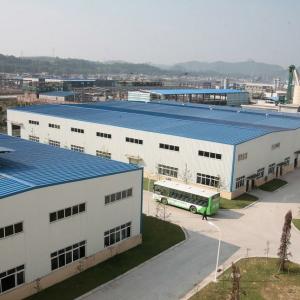 Quality Q235 GB Steel Portal Frame Building Construction 0.6mm Roof Rigidity wholesale