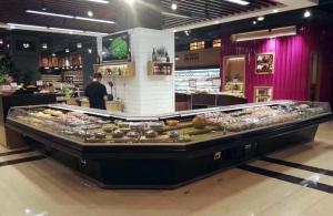 Quality Refrigerated Deli Display Fridge , Delicate Design Self Service Display Fridges wholesale