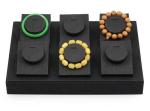 PU Leather Jewelry Storage Trays OEM For Bangle Rings Counter Displays
