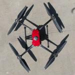 815mm Wheelbase 1.4h Endurance Carbon Fiber Security UAV Multi Rotor Emergency