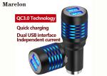 QC3.0 Quick USB Car Charger Strong Compatibility Independent Current Outputs