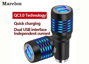 Quality QC3.0 Quick USB Car Charger Strong Compatibility Independent Current Outputs wholesale