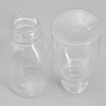 30ml PET Clear Plastic Bottle Mini Round Travel Lotion Essence Spray Cosmetic