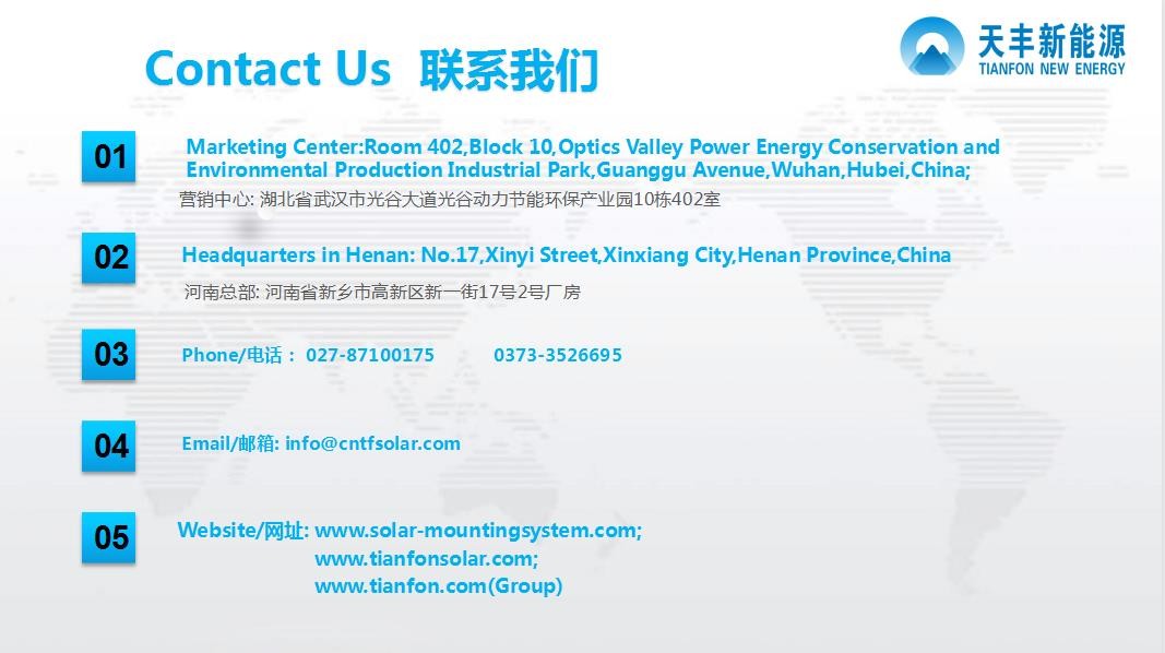 Anodized Galvanized 1MW Solar Panel Ground mounting systems ground mounting solar PV bracket