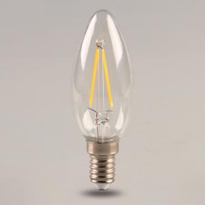 Quality LED Filament Edison Bulbs light Dimmable E14/E27,2W/4W,110v/220v,Warm/Cool White,Candle Shape for Indoor C35 wholesale