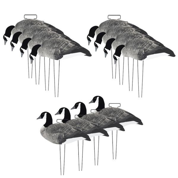 OEM ODM Plastic EVA Canada Snow Goose Decoy Upright / Feeder Style With Flocked