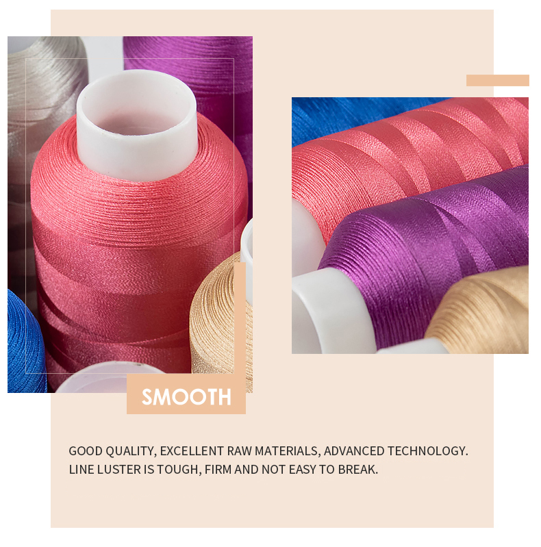 4000 Yard Kangfa 120d/2 Polyester 100% Industrial Embroidery Thread for Embroidery Machine