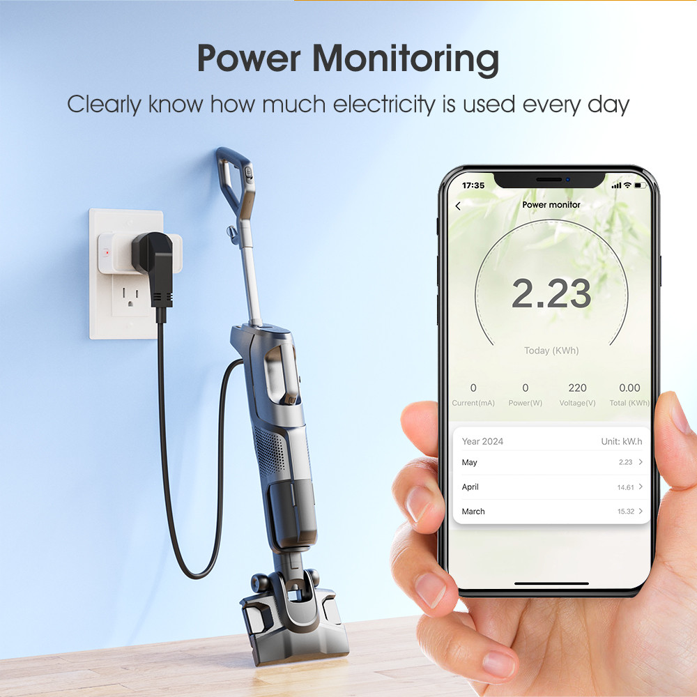 Zigbee Socket Tuya Smart Home US Wireless Plug With Power Monitor Remote Control APP Voice Tmall Genie Timing Socket Switch