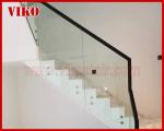 Glass Spigot For Glass Railing VH99SB GlassSpigot 304 stainless steel Tempered