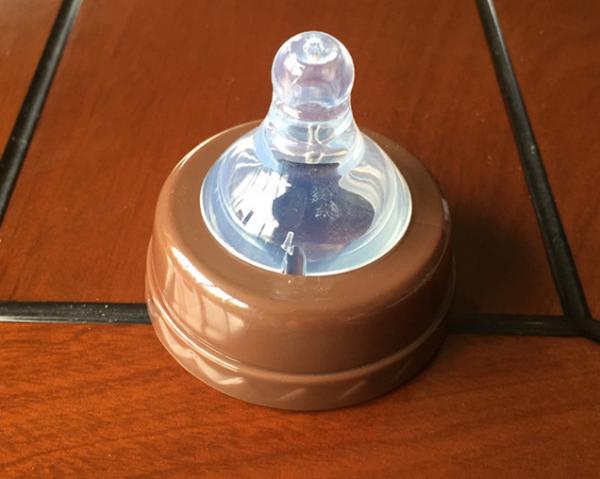 Non - Toxic Silicone Baby Products 270ml Silicone Nipple Bottles With Washable