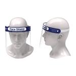 Plastic PET Antiviral Face Shield , Medical Chemical Splash Face Shield