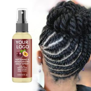 Quality Custom Logo Extra Hold Dry Fast Styling Spritz Hair Mist Braid Sheen Spray Unisex Adults Daily Softens Conditions Hair wholesale