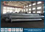 Power Transmission Electric Steel Pole With Average Galvanized Coating 80-100um