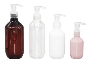 Quality Mono PET Plastic Lotion Dispenser Bottle 150ml 300ml 400ml 500ml wholesale