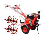 4.05KW Farm Agriculture Tiller Machine 115KG Red Stepless Diesel