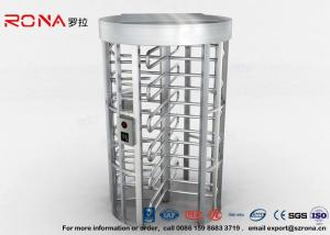 Quality Full Height High Security Turnstile , Controlled Access Turnstiles 304 Stainless Steel wholesale