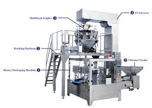 Quality Auto Rotary Potato Chips Packing Machine 50 bag/Min wholesale