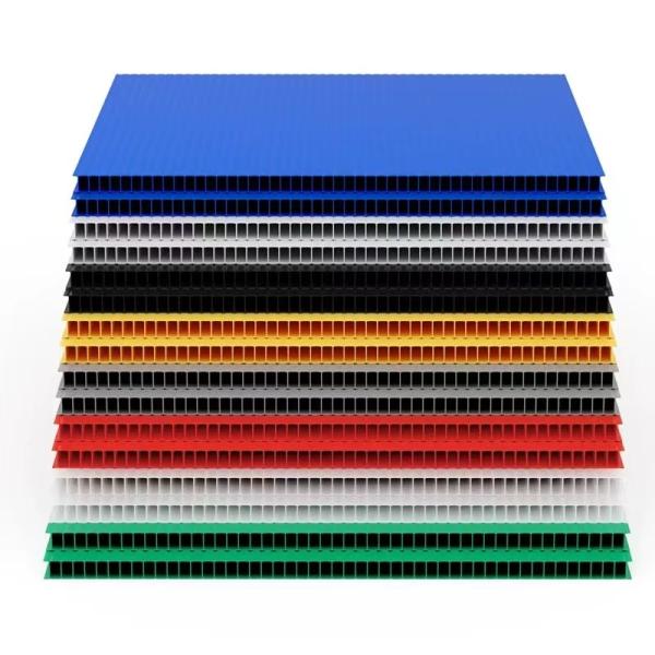 Waterproof Plastic Hollow Sheet 2MM PP Corrugated Board Storage Moving Shipping