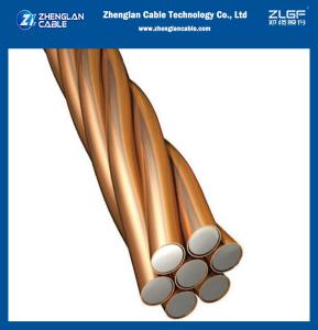 Quality ASTM B227 Copper Weld Ccs Wire Earth Ground Wire Clad Steel Grade AAA wholesale