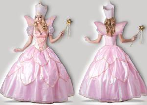 Quality Fairy Godmother 1101 Princess Halloween Costumes Pink Girl With Wings Tiara wholesale