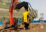 CE Certified Hydraulic Sheet Pile Vibratory Hammer For Excavator Sheet Pile