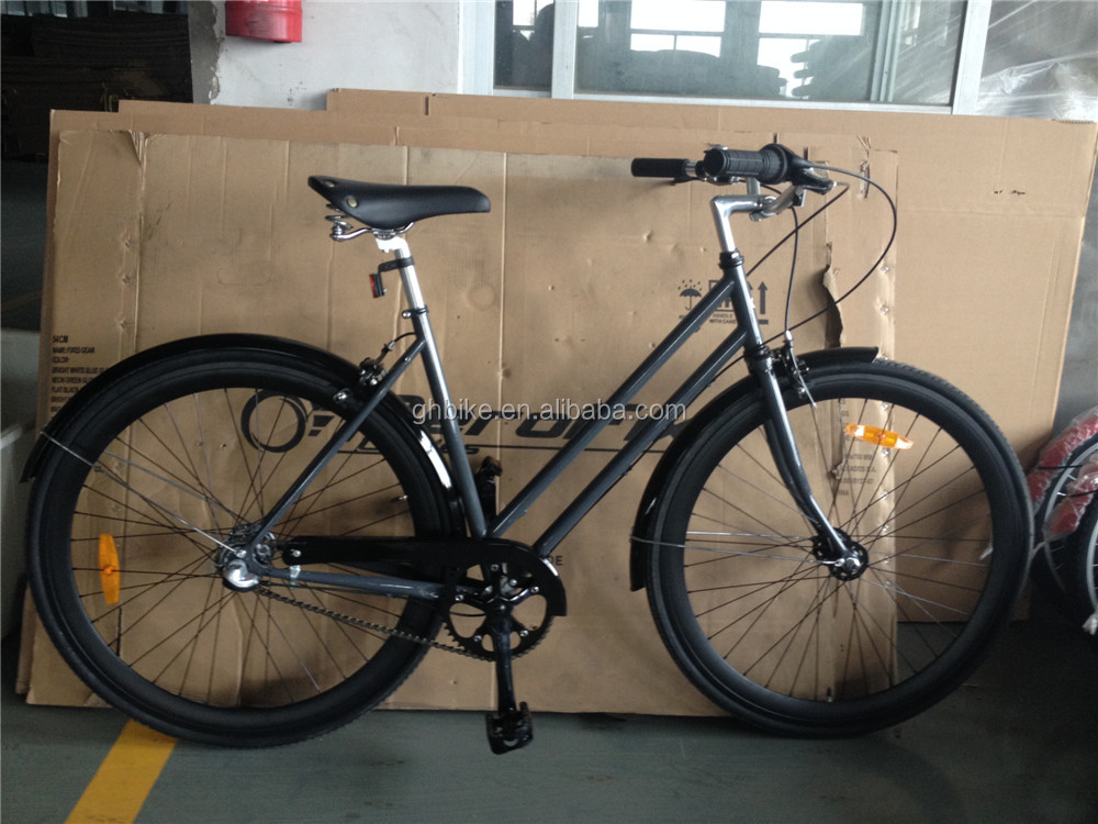 1.7m Length Cromoly Frame 3 Speed City Cruiser Urban Bike for Women's Recreation