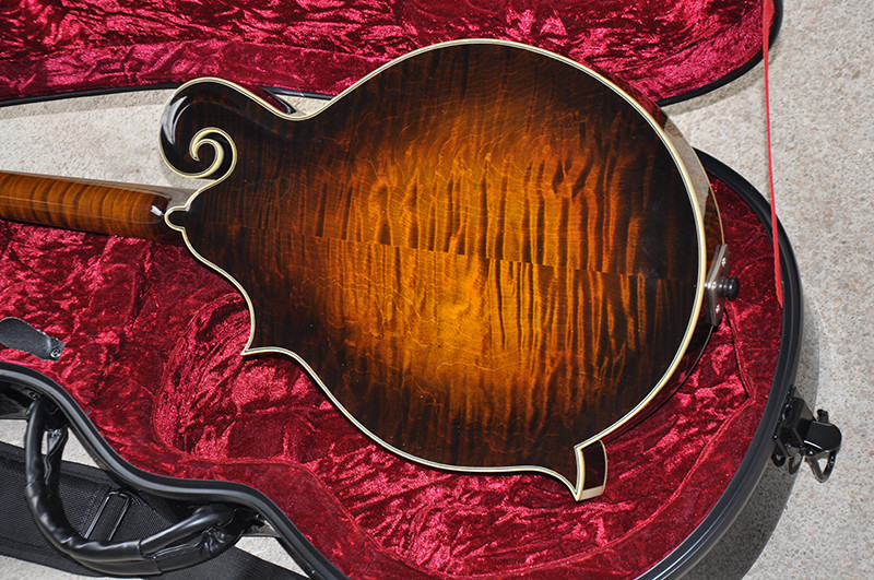 Handmade custom advanced 8 strings QT-F5 mandolin electric guitar with ebony fretboard