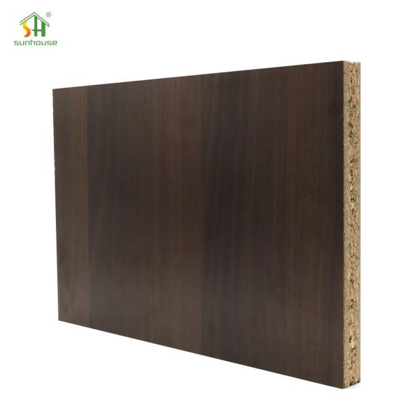 Waterproof E0 E2 White Wood Veneer Chipboard Panels Sheet / Melamine Laminated