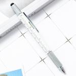Multifunctional Metal Creative Ballpoint Pen Ruler Screwdriver Touch Screen
