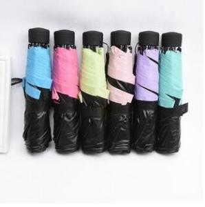 Quality Strong Lightweight Folding Umbrella , Micro Compact Travel Umbrella UV Protection wholesale