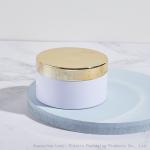 Blue Cylinder Body Milk Cream 200ml Plastic Cosmetic Jars