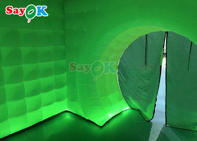 Inflatable Photo Booth Hire Anti - Water PVC Or Oxford Black Inflatable Photo Booth With Camera ROHS