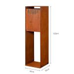 Weathering Steel Corten Steel Metal Parcel Drop Box Vertical Decorative