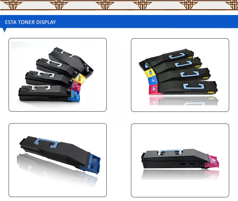 Kyocera TK 865 Toner Rainbow Kit Set C / Y / M / K Taskalfa 250CI / 300CI