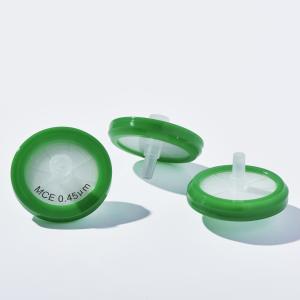 Quality Medical MCE Laboratory Syringe Filters Hydrophilic 25mm 0.45 Micron Syringe Filter wholesale