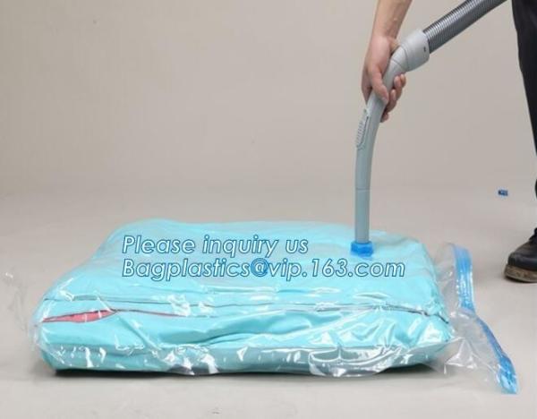 large size vacuum plastic big jumbo, vacuum hanging bag with a valve, vacuum