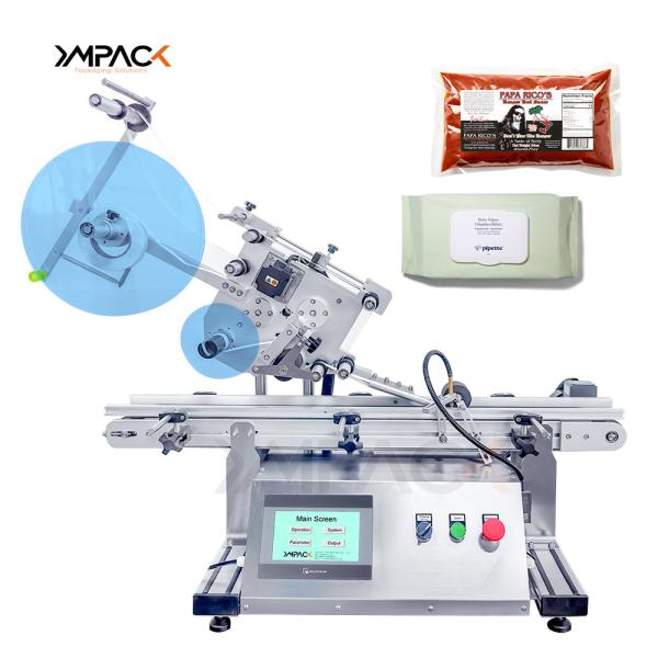 YM410 2024 Automatic Manufacturing Packaging Machine for Flat Top Side Sticker