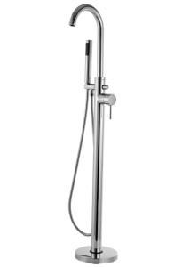 Quality Contemporary Floor Standing Bath Taps Bathtub Shower Faucet Sets T8000M wholesale