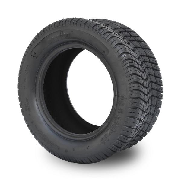Golf Cart 205/50-10 Street Tires Compatible with 10 Inch Wheels - No Lift
