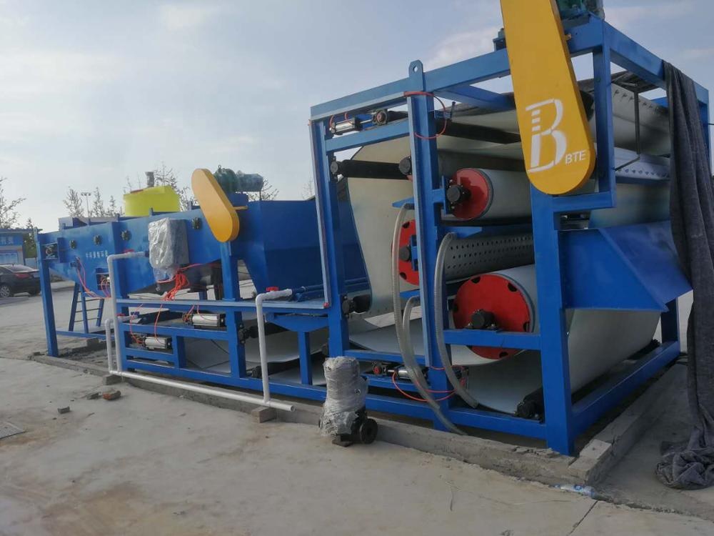Stainless Steel Belt Filter Press For Large Scale Sludge Dewatering Capacity 3-25m3/H