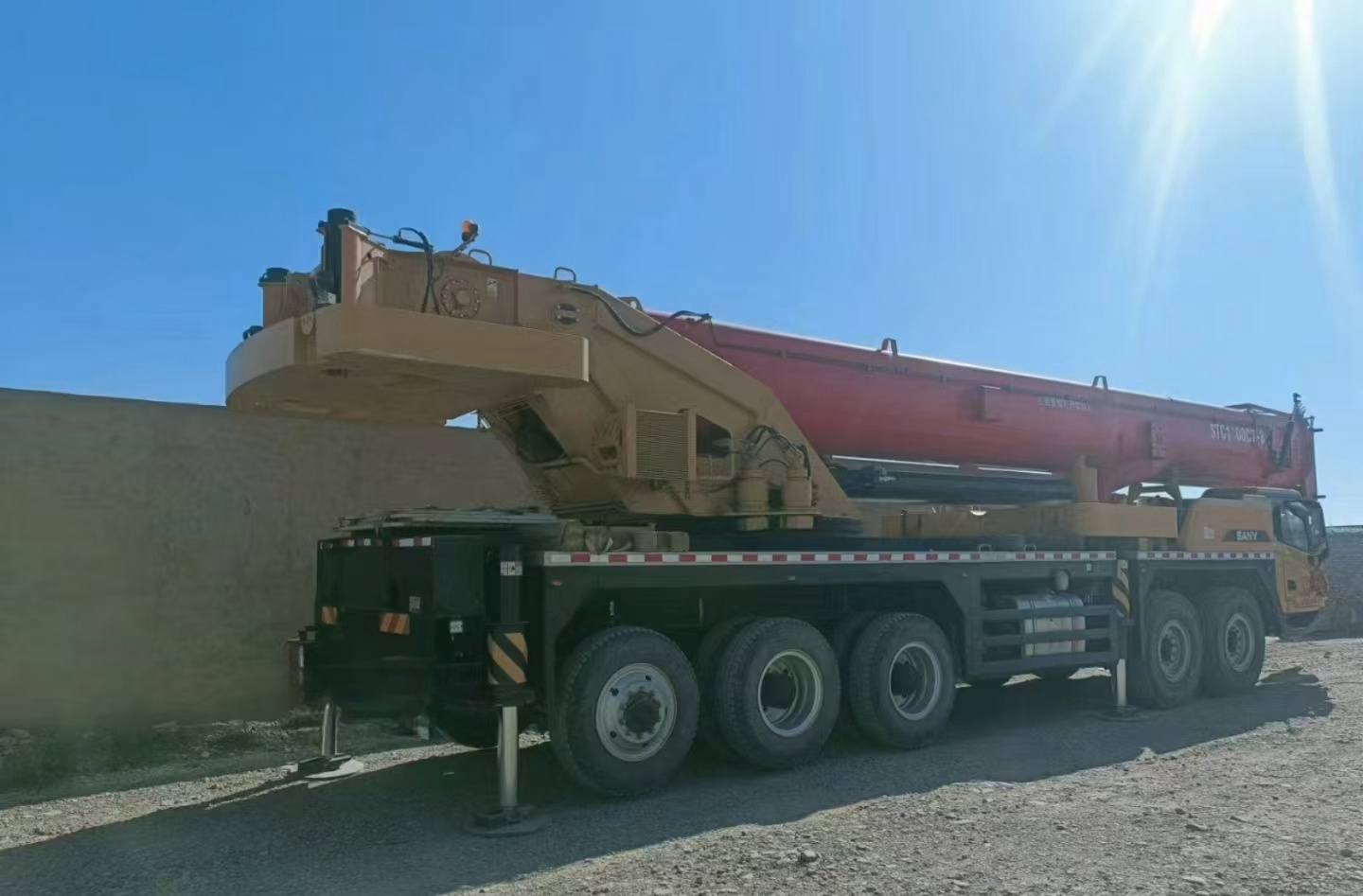 Truck Mounted Used Crane 100t Mobile Crane 2023 Model Sany STC1000C7-8