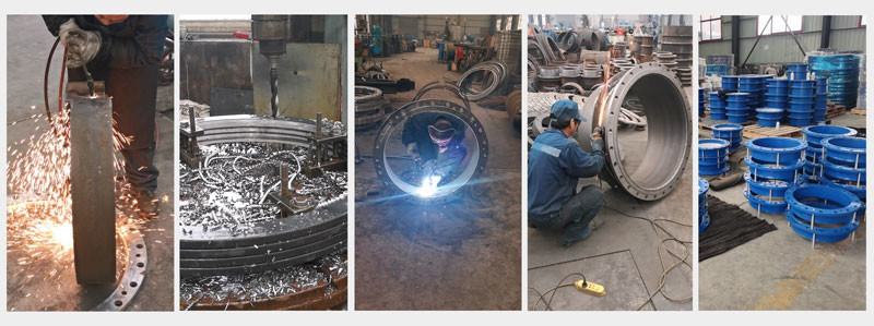 GL Pipe Quick Connector Dismantling Double Flanges Transmission Joint Carbon Steel
