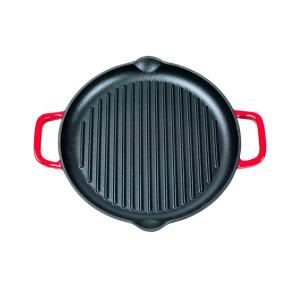 Quality OEM Two Handles Cast Iron Frying Pan 30/35 CM For Stove Top wholesale
