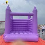 Inflatable Purple Bouncy Castle Custom Jumping Bouncer For Wedding