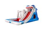 Aldult Outdoor Rental Inflatable Large Water Slides With Bouncy