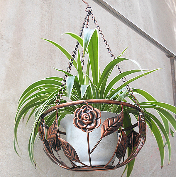 Iron Balcony Flower Pot Hanging Basket