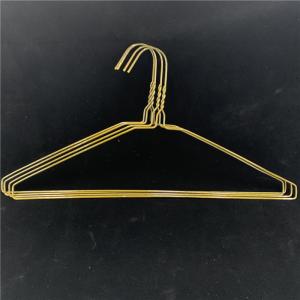 Quality Stretched Clothes Wire Hanger 16 Inch Size 13.5 Gauge Diameter Multi Color wholesale