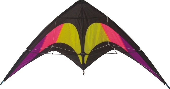Colorized Delta Stunt Kite Stackable Fiberglass Main Frame For Adults