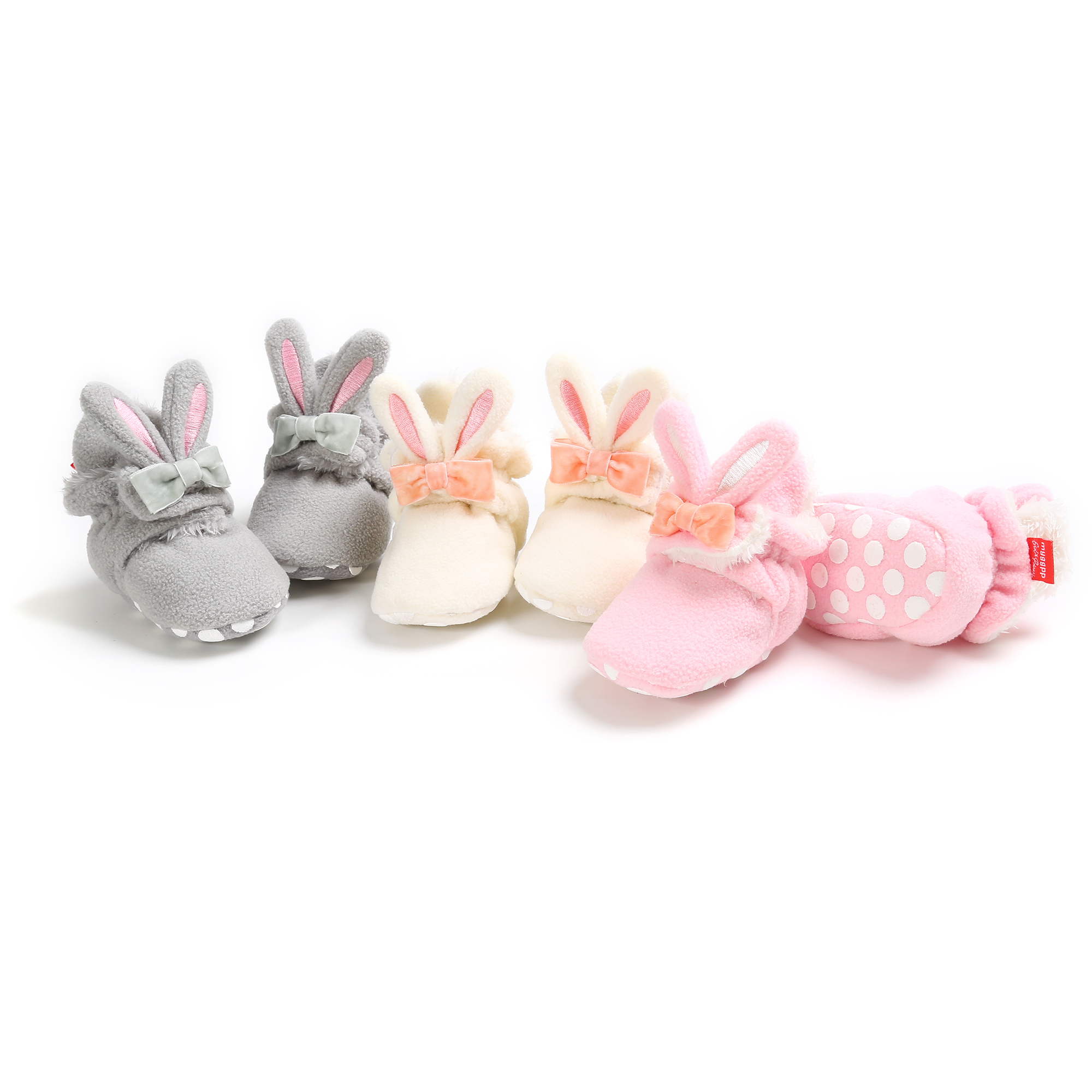 Fancy 2019 winter Flannel warm cute rabbit infant girl crib socks baby booties